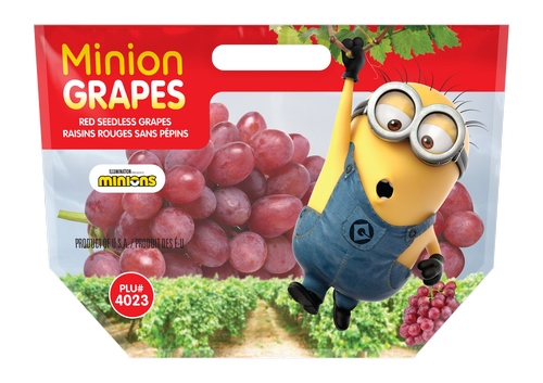 Candy Hearts Red Seedless Grapes, Bag
